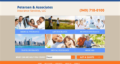Desktop Screenshot of petersenandassociates.com